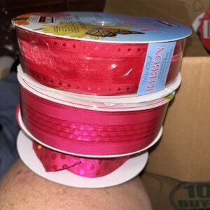 Wired Ribbon Pink Variety Pack And Opened Packs